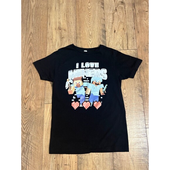 Funny “I Like Miners” Minecraft T-Shirt - Picture 1 of 4